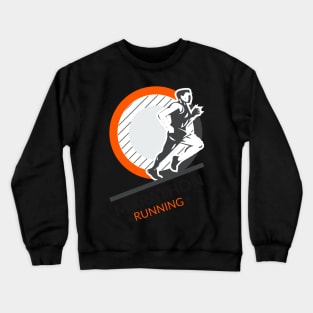 Marathon Running Crewneck Sweatshirt